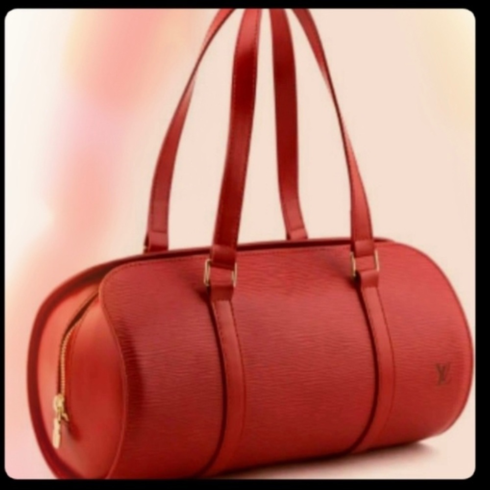 Auth LV Epi Papillon Bag